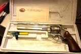 DAN WESSON MODEL 744 8VH IHMSA 44 MAGNUM STAINLESS STEEL LNIB! ORIGINAL BOX INCLUDED WITH ORIGINAL GRIP, MANUAL, TOOL AND LETTER~PRIVATE NO TAX SALE! - 1 of 12