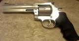 DAN WESSON 744-6VH FIRST ISSUE~RARE NORWICH STAINLESS STEEL 44 MAGNUM 6 INCH HEAVY VENT BARREL W/TOOL IN CUSTOM DOSKOCIL CASE~PRIVATE NO TAX SALE - 12 of 14