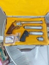 DAN WESSON MODEL 744 MONSON STAINLESS STEEL 44 MAGNUM PISTOL PAC WITH 10VH BARREL PLUS 8VH, 6VH, & 2VH BARRELS ALSO TOOL AND CASE~PRIVATE NO TAX SALE! - 3 of 4