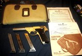 HIGH STANDARD 22LR SHARPSHOOTER-M SURVIVAL PACK~ELECTROLESS NICKEL FINISH~MINTY~CANVAS CASE~3 MAGAZINES~ORIGINAL PAPERWORK~PRIVATE NO TAX SALE! - 1 of 14