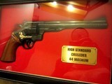 HIGH STANDARD CRUSADER 50TH ANNIVERSARY DELUXE VERSION 44 MAGNUM 8 INCH ENGRAVED MODEL~VERY RARE 50 MADE~CASE INCLUDED~PRIVATE NO TAX SALE!