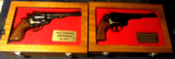 HIGH STANDARD CRUSADERS~MATCHING PAIR OF 6 INCH REVOLVERS~ONE 45 COLT & ONE 44 MAGNUM~MATCHING SERIAL NUMBERS~GOLD INLAY CRUSADER~PRIVATE NO TAX SALE! - 1 of 15