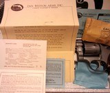 DAN WESSON DOVE GREY SPECIAL EDITION MODEL 744-6V 44 MAGNUM~LOW SERIAL #401~WOOD DISPLAY CASE & ORIGINAL BOX, TOOL & PAPERS! PRIVATE SALE NO TAX! - 3 of 15