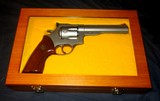 DAN WESSON DOVE GREY SPECIAL EDITION MODEL 744-6V 44 MAGNUM~LOW SERIAL #401~WOOD DISPLAY CASE & ORIGINAL BOX, TOOL & PAPERS! PRIVATE SALE NO TAX! - 1 of 15