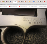 DAN WESSON MONSON SPECIAL EDITION DOVE GREY 744-6V 44 MAGNUM! RARE LOW SERIAL NUMBER 401/500~ORIGINAL BOX & PAPERWORK! PRIVATE NO TAX SALE! - 10 of 10