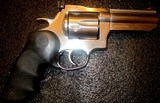 DAN WESSON PALMER MODEL 744 STAINLESS STEEL 44 MAGNUM RARE FIXED BARREL! VERY RARE MODEL~PRIVATE NO TAX SALE! - 2 of 4