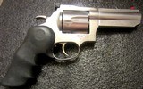 DAN WESSON PALMER MODEL 744 STAINLESS STEEL 44 MAGNUM RARE FIXED BARREL! VERY RARE MODEL~PRIVATE NO TAX SALE! - 3 of 4