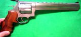 DAN WESSON MODEL 744-10VH~MONSON 44 MAG~10 INCH VENT HEAVY BARREL (NEW) STAINLESS STEEL~EXCELLENT CONDITION~NEW HOGUE GRIP~PRIVATE NO TAX SALE - 2 of 13