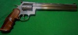 DAN WESSON MODEL 744-10VH~MONSON 44 MAG~10 INCH VENT HEAVY BARREL (NEW) STAINLESS STEEL~EXCELLENT CONDITION~NEW HOGUE GRIP~PRIVATE NO TAX SALE - 3 of 13