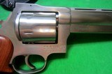 DAN WESSON MODEL 744-10VH~MONSON 44 MAG~10 INCH VENT HEAVY BARREL (NEW) STAINLESS STEEL~EXCELLENT CONDITION~NEW HOGUE GRIP~PRIVATE NO TAX SALE - 5 of 13