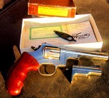 DAN WESSON MONSON RARE MODEL 14 PORK CHOP 357 MAGNUM IN ORIGINAL NICKEL FINISH~2 BARRELS~ORIGINAL BOX, TOOL & MANUAL~PRIVATE NO TAX SALE! - 6 of 13