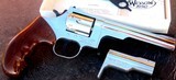 DAN WESSON MONSON RARE MODEL 14 PORK CHOP 357 MAGNUM IN ORIGINAL NICKEL FINISH~2 BARRELS~ORIGINAL BOX, TOOL & MANUAL~PRIVATE NO TAX SALE! - 7 of 13