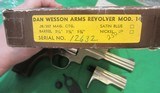 DAN WESSON MONSON RARE MODEL 14 PORK CHOP 357 MAGNUM IN ORIGINAL NICKEL FINISH~2 BARRELS~ORIGINAL BOX, TOOL & MANUAL~PRIVATE NO TAX SALE! - 2 of 13