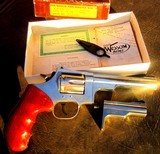 DAN WESSON MONSON RARE MODEL 14 PORK CHOP 357 MAGNUM IN ORIGINAL NICKEL FINISH~2 BARRELS~ORIGINAL BOX, TOOL & MANUAL~PRIVATE NO TAX SALE! - 8 of 13