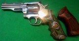 DAN WESSON MODEL 722 22 LR REVOLVER WITH 4 INCH VENT BARREL SHOWN IN RARE BEAUTIFUL NICKEL FINISH! PRIVATE NO TAX SALE! - 5 of 8