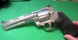 COLT PYTHON 357 MAGNUM 6 INCH VENT BARREL~NICKEL POLISH FINISH~2022 MODEL~PRIVATE NO TAX SALE! - 3 of 10