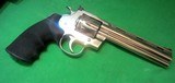 COLT PYTHON 357 MAGNUM 6 INCH VENT BARREL~NICKEL POLISH FINISH~2022 MODEL~PRIVATE NO TAX SALE! - 2 of 10