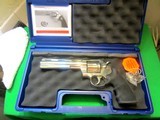 COLT PYTHON 357 MAGNUM 6 INCH VENT BARREL~NICKEL POLISH FINISH~2022 MODEL~PRIVATE NO TAX SALE! - 1 of 10