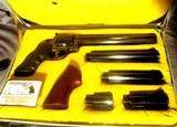 DAN WESSON MONSON 44 MAGNUM PISTOL PAC~5 (NEW) BARREL SET W/CASE~10VH THRU 2.5 VH (VENT HEAVY)~BEAUTIFUL CONDITION PRIVATE NO TAX SALE - 2 of 15