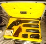 DAN WESSON MONSON 44 MAGNUM PISTOL PAC~5 (NEW) BARREL SET W/CASE~10VH THRU 2.5 VH (VENT HEAVY)~BEAUTIFUL CONDITION PRIVATE NO TAX SALE