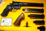 DAN WESSON MONSON 44 MAGNUM PISTOL PAC~5 (NEW) BARREL SET W/CASE~10VH THRU 2.5 VH (VENT HEAVY)~BEAUTIFUL CONDITION PRIVATE NO TAX SALE - 2 of 15