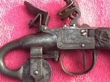 RARE Original Flintlock Black Powder Tester Pistol (possibly French) 1700 - 1800 period - 3 of 15