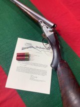 Parker GH Damascus 12ga SxS Original Finish With Research Letter - 1 of 15