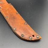 Early WW2 KA-BAR USMC Red Spacer High Condition Original Blued Blade - 12 of 15