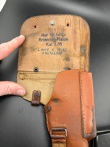 Scarce 1940 FN 1922 WAa613 WW2 Named Bring Back Complete Rig Matching Mags 7.65mm - 12 of 15