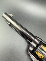 Rare Factory Engraved Gold Inlay Ruger New Vaquero 38/357 - Image 9 of 14