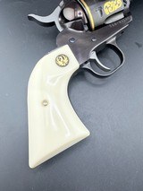 Rare Factory Engraved Gold Inlay Ruger New Vaquero 38/357 - Image 4 of 14