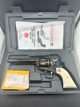 Rare Factory Engraved Gold Inlay Ruger New Vaquero 38/357 - Image 1 of 14