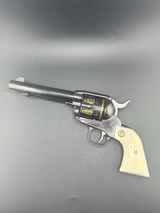 Rare Factory Engraved Gold Inlay Ruger New Vaquero 38/357 - Image 2 of 14