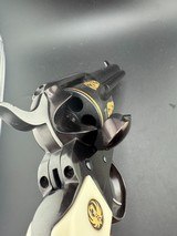 Rare Factory Engraved Gold Inlay Ruger New Vaquero 38/357 - Image 13 of 14