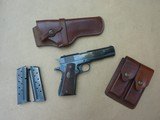 1949 .38 Super with extra magazines and George Lawrence holster and magazine pouch