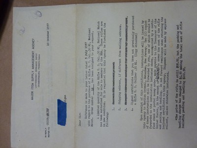 Unfired Type 1 National Match with paperwork - Image 13 of 15
