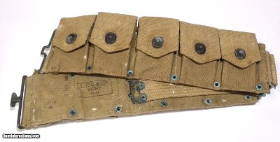 Original World War I US M1917 Cartridge Belt