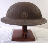 World War I US M1917 Helmet issued to the American Expeditionary Force 35th Division - 2 of 14