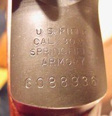 Post-WWII Springfield M1 Garand with Anniston Armory Shipping Box and Packing Slip and M5A1 Bayonet with Scabbard - 7 of 15