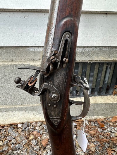 1828 New England Militia Flintlock Musket By Kentland and Adams - Image 9 of 11