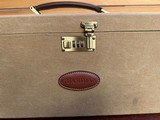 Canvas and Leather English Double Shotgun Motor Case - 6 of 10