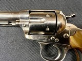 Colt Nickel Bisley SA Revolver 32-20 Caliber - 3 of 15