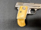 Nickel Colt 1908 Pocket 25 ACP - 3 of 9