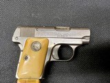 Nickel Colt 1908 Pocket 25 ACP - 4 of 9