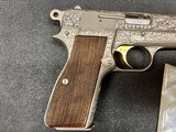 Browning P35 Belgium Made T Series Full Engraved Renaissance 9mm - 7 of 14