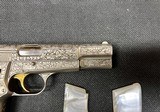 Browning P35 Belgium Made T Series Full Engraved Renaissance 9mm - 10 of 14