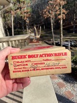 RUGER- 77/22 FIRST YEAR - NEW OLD STOCK - 14 of 14