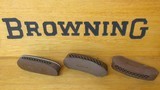 BROWNING RECOIL PADS - NEW ORIGINAL - White Line Style mfg. by Pachmayer - 1 of 2