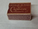 1920's CROSMAN .22 Cal. PELLETS