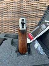 Sig Sauer Elite P226 ASE Stainless Rail 9mm SRT DA/SA factory custom wood grips. NOS - 7 of 10